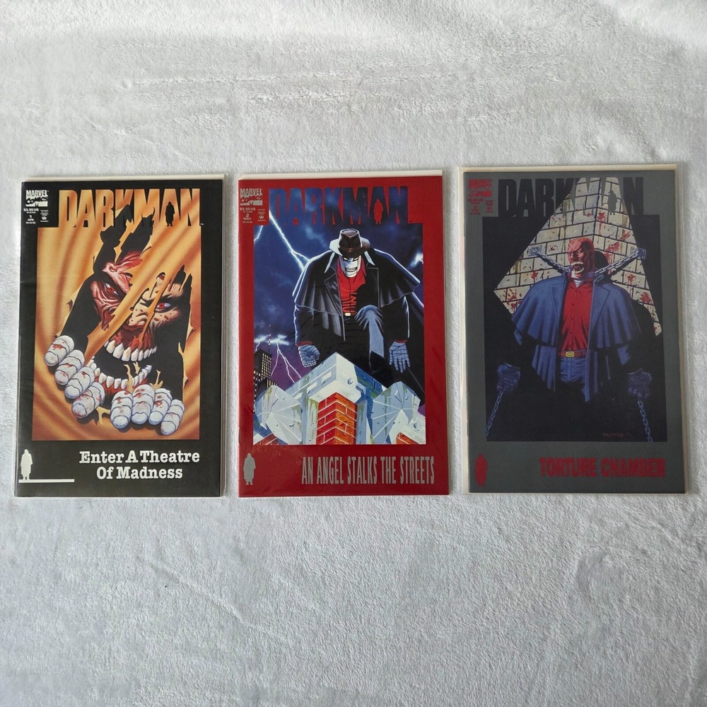 Darkman #1–3 (1993) Marvel Comics – Busiek/Saltares 3-Issue Lot